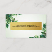Carte De Visite Branches et Feuilles | Nature (Dos)
