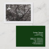 Carte De Visite Branches japonaises 02 (Devant / Derrière)