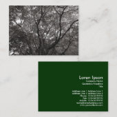 Carte De Visite Branches japonaises 02 (Devant / Derrière)