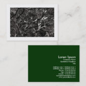 Carte De Visite Branches japonaises 03 (frontière) (Devant / Derrière)