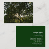 Carte De Visite Branches japonaises 04 (Devant / Derrière)