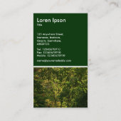 Carte De Visite Branches japonaises 05 - Vert foncé (Dos)