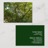 Carte De Visite Branches japonaises 06 (Devant / Derrière)