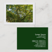 Carte De Visite Branches japonaises 06 (frontière) (Devant / Derrière)