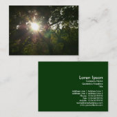 Carte De Visite Branches japonaises 07 (Devant / Derrière)