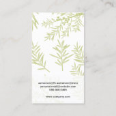 Carte De Visite Branches Juniper (Dos)