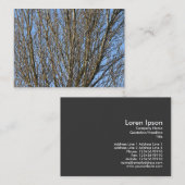 Carte De Visite Branches lumineuses (Devant / Derrière)