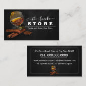 Carte De Visite Brandy / Cigars Store (Devant / Derrière)