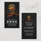 Carte De Visite Brandy / Cigars Store (Devant / Derrière)