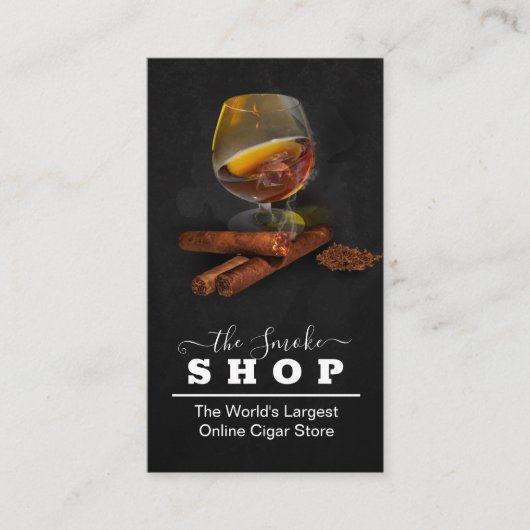 Carte De Visite Brandy / Cigars Store (Devant)