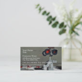 Carte De Visite Bras de croisement de chemin de fer (Debout devant)