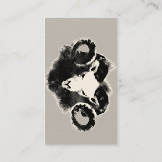 Carte De Visite Bras noir robuste robuste robuste robuste (Dos)