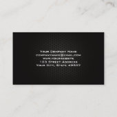 Carte De Visite Bras robotique | Motif de fibre de carbone (Dos)