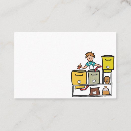 Carte De Visite Brassage domestique (Devant)