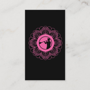 Carte De Visite Brasseur de verre Mandala profession Art soufflant