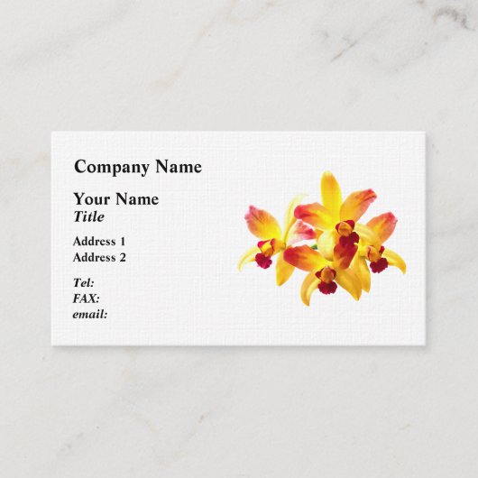 Carte De Visite Brassolaeliocattleya rire garçon (Devant)