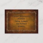 Carte De Visite Braxton II personnalisable (Dos)