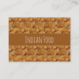 Carte De Visite Breadfruit Fritters Alimentation indienne