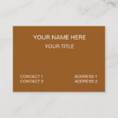 Carte De Visite Breadfruit Fritters Alimentation indienne (Dos)