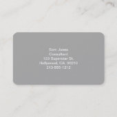 Carte de visite Breaking News (Dos)