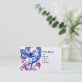 Carte De Visite BRERIES BLEUES PÂTES perles métalliques (Debout devant)