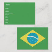 Carte De Visite Brésil - Chubby (Devant / Derrière)