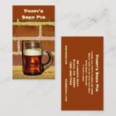 Carte De Visite Brew Pub (Devant / Derrière)