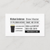 Carte De Visite Brewery Production Equipment | Beer (Dos)