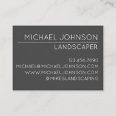 Carte De Visite Brick Cobblestone Street Pathway Nature Photograph (Dos)