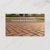 Carte De Visite Brick Paving And Pavers Theme Business Cards (Devant)