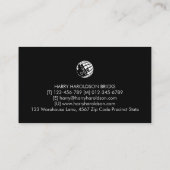 Carte De Visite Brick Stone Mason Masonry Construction Business Ca (Dos)