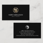 Carte De Visite Brick Stone Mason Masonry Construction Business Ca (Devant / Derrière)