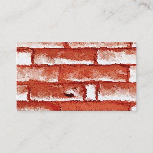 CARTE DE VISITE BRICK WALL (Devant)