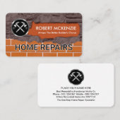 Carte De Visite Brickwork Masonry Home Handyman Repairs (Devant / Derrière)