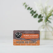 Carte De Visite Brickwork Masonry Home Handyman Repairs (Debout devant)
