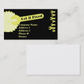 Carte De Visite Bricoleur (Devant / Derrière)