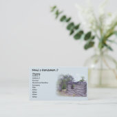 Carte De Visite Bricoleur (Debout devant)