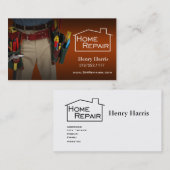Carte De Visite Bricoleur à la maison de réparation (Devant / Derrière)