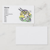 Carte De Visite Bricoleur avec l'échelle (Devant / Derrière)