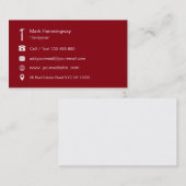 Carte De Visite Bricoleur Businesscards unique (Devant / Derrière)