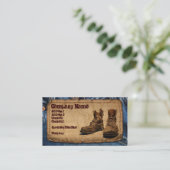 Carte De Visite Bricoleur, construction, travailleur de Maintenace (Debout devant)