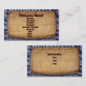 Carte De Visite Bricoleur, construction, travailleur de Maintenace (Devant / Derrière)