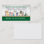 Carte De Visite Bricoleur et services de maintenance à la maison (Devant / Derrière)