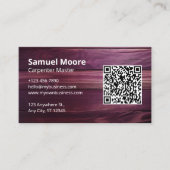 Carte De Visite Bricoleur Menuisier (Devant)