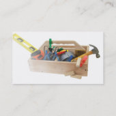 Carte De Visite Bricoleur, nom, adresse 1, adresse 2, contact 1… (Dos)