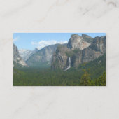 Carte De Visite Bridalveil Falls et Half Dome à Yosemite (Dos)
