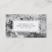 Carte De Visite Bright Brush Strokes Modern Make Artist (Dos)