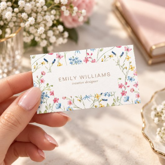 Carte de visite Bright Flowers