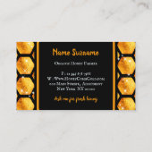 Carte De Visite Bright Gold Pureraw Farm Glitz Honeycomb (Dos)