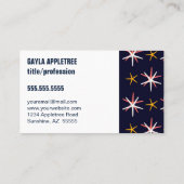 Carte De Visite Bright Naufish Professionnel (Dos)